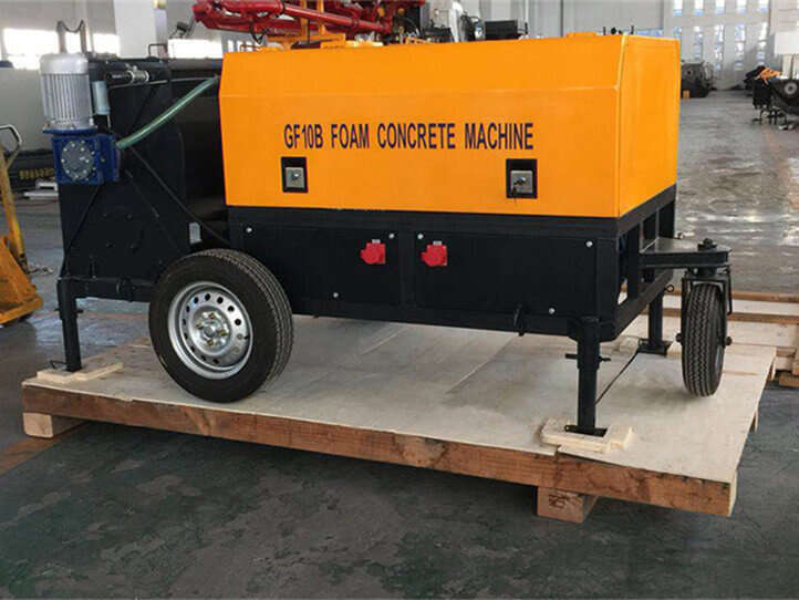 Cement foam machine