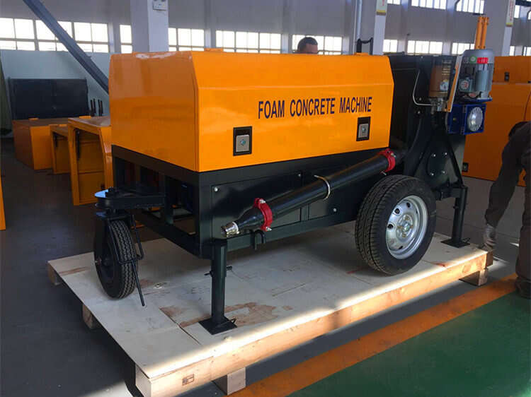 foaming concrete brick machine