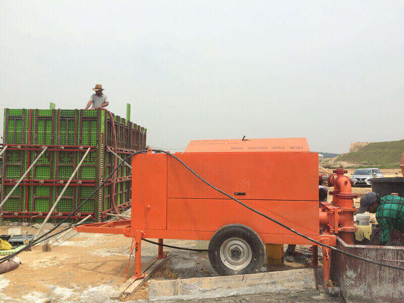 pumping foam concrete machine