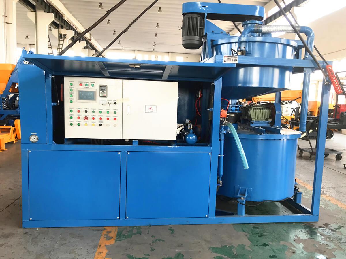 pouring lightweight concrete plant