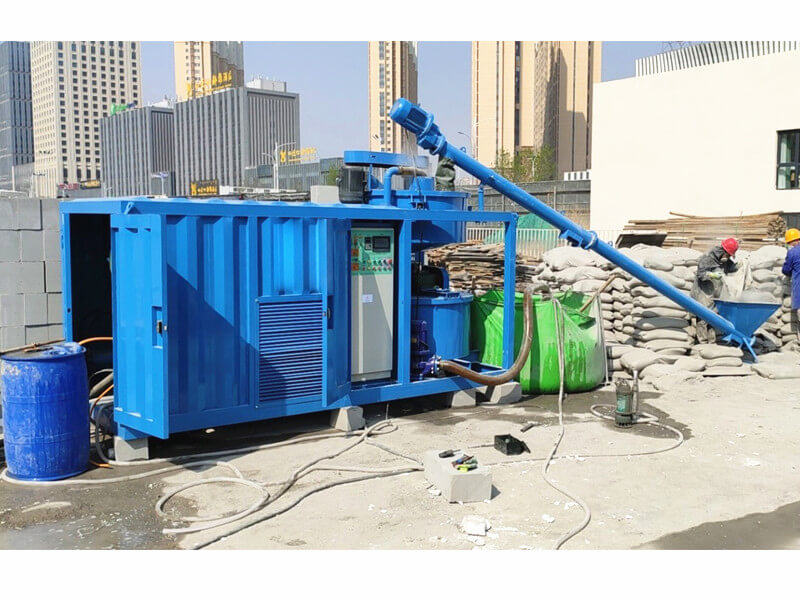 automatic foaming concrete machine