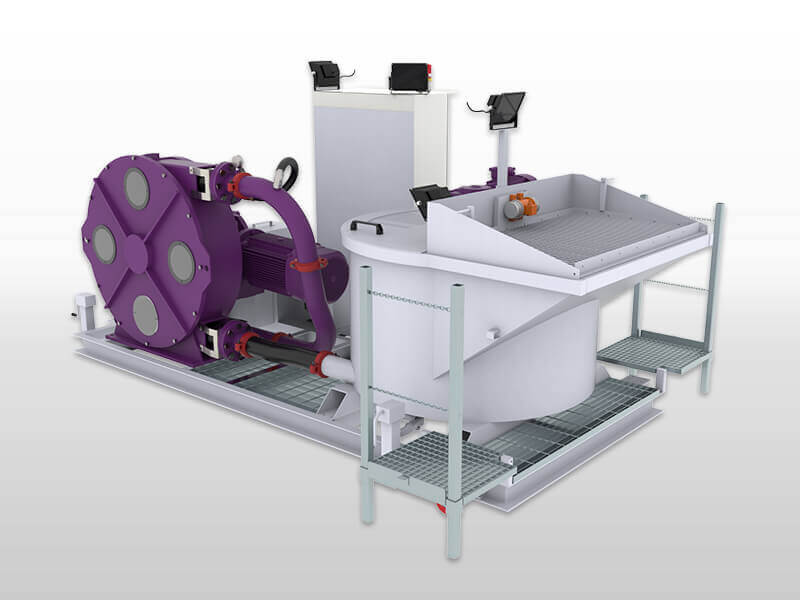 foamed concrete grouting equipment