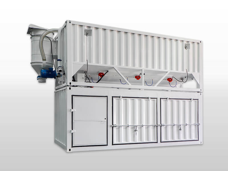 container automatic mixing plant