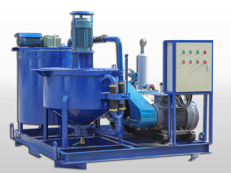 colloidal grout mixing plant