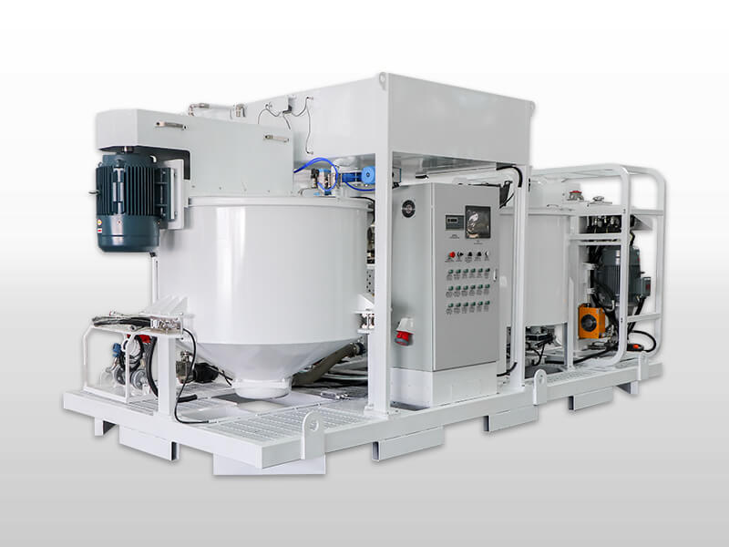 Automatic grout mixer with pump