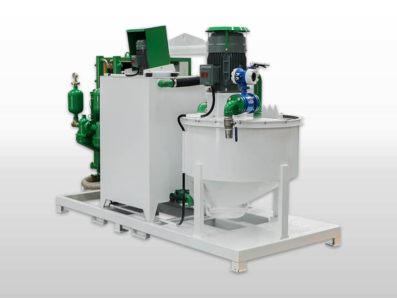 Bentonite grout plant