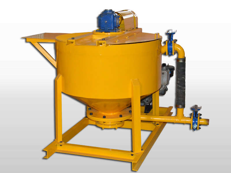 high speed diesel grout mixer agitator