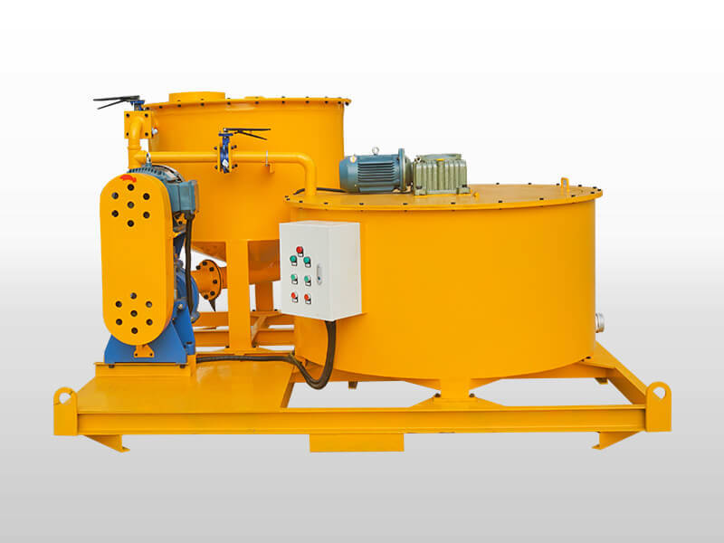 Bentonite cement grout mixer and agitator