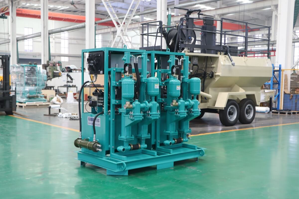 Dual Plunger Hydraulic Grouting Pump