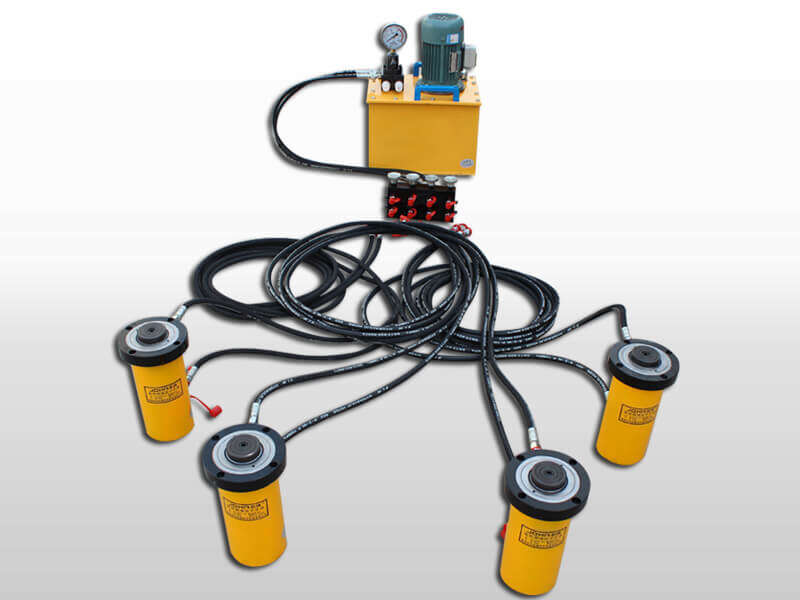 synchronous control hydraulic jack