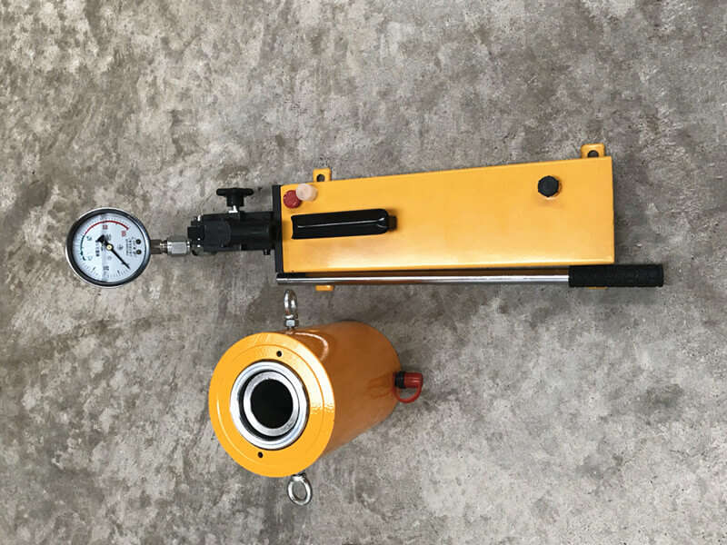 50ton single acting hollow hydraulic jack