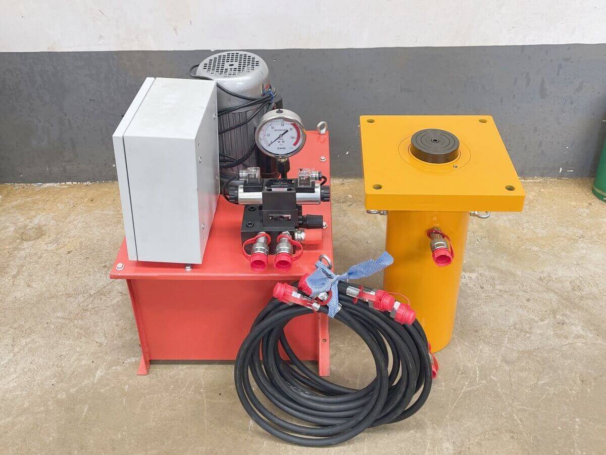 flange hydraulic lifting jack