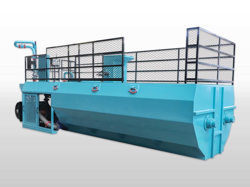 hydroseeder for mine pit