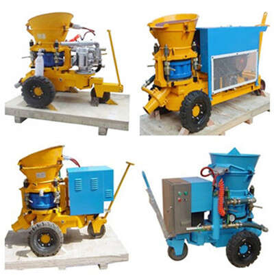 dry mix gunite machine