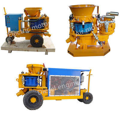 dry mix shotcrete machine