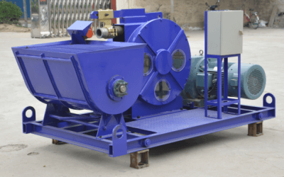 electric hose type concrete pump