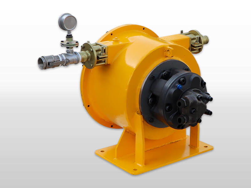 hose pump with hydraulic motor