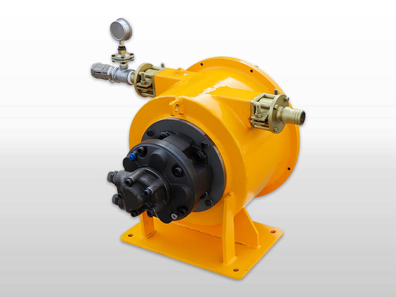 single roller hose pump with hydraulic motor