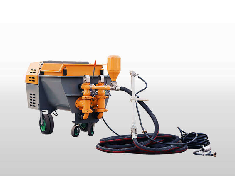 piston spraying machine