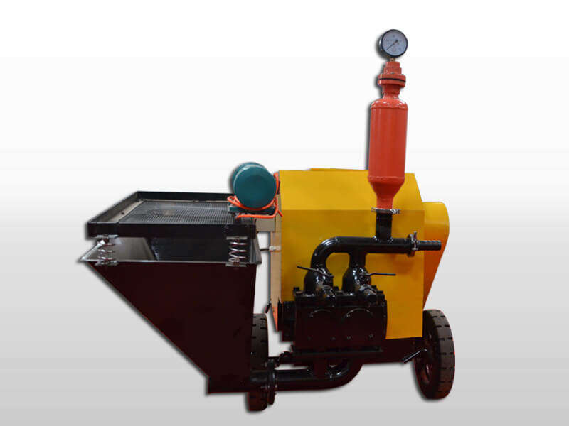 double piston wall plastering machine