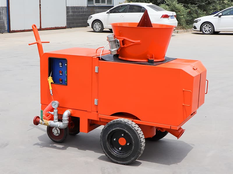 mobile refractory gunning machine