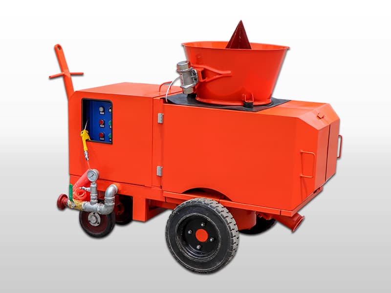 portable refractory gunning machine