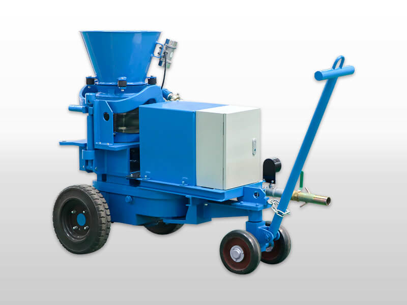 Dry mix gunning machine