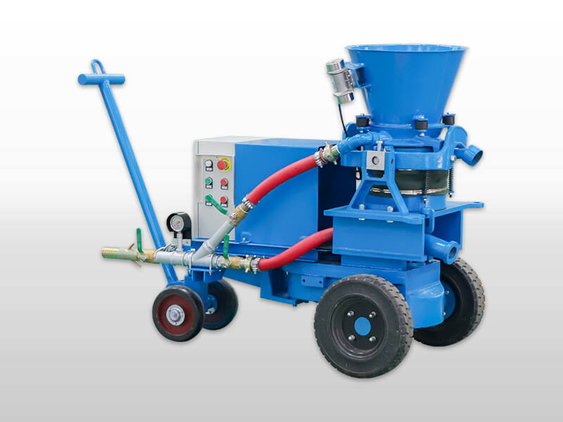 electric motor gunning machine for refractory