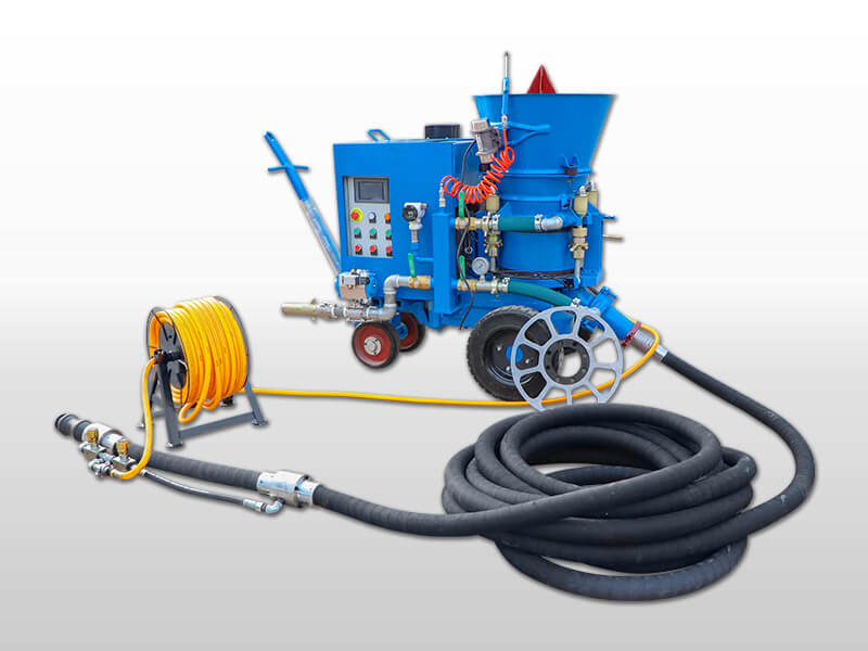 electrical refractory gunning machine