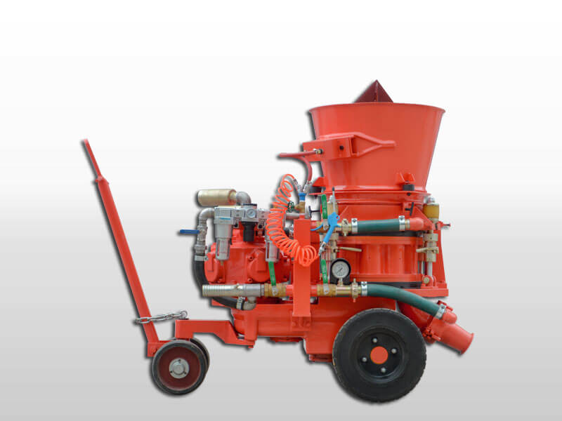 gunning machine for refractory