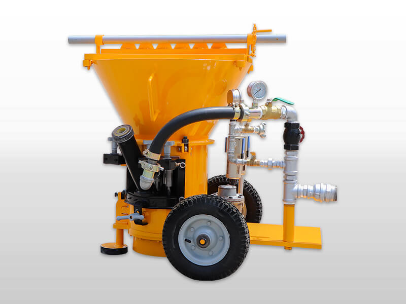 air driven refractory gunning machine