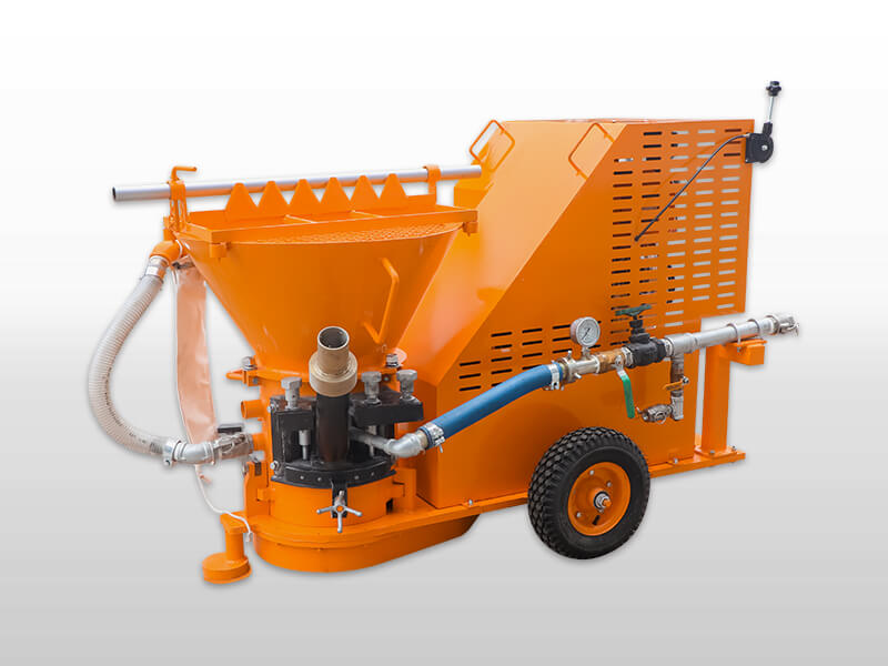 diesel engine driven gunite machine