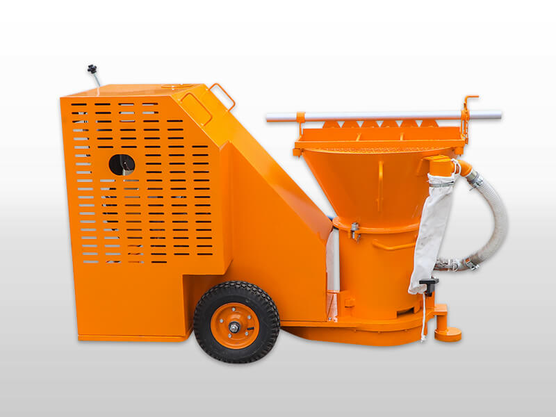 diesel engine driven refractory gunite machine