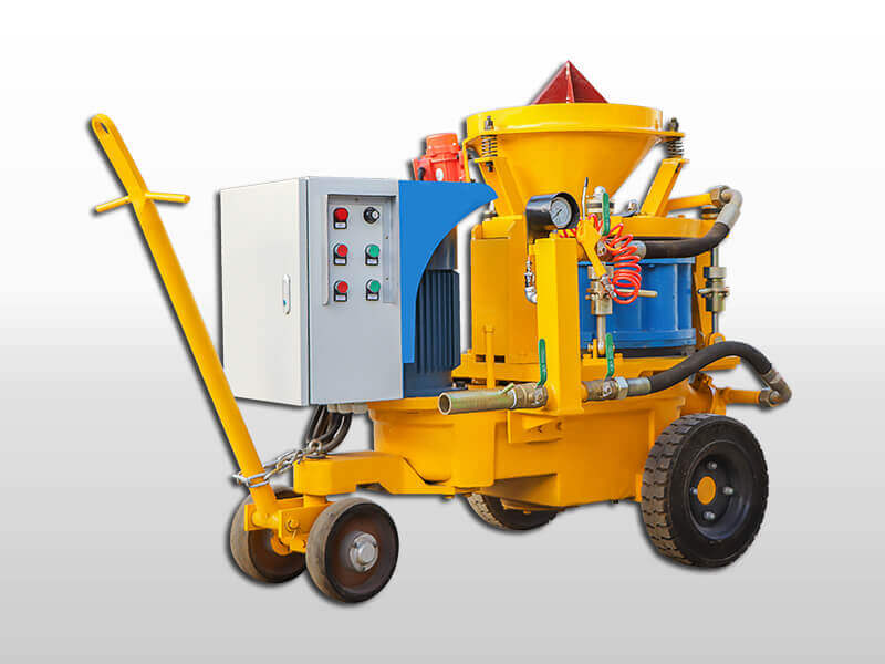 Shotcrete machine in cement plant