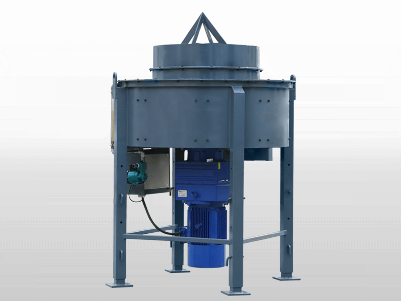 Refractory mixing machine