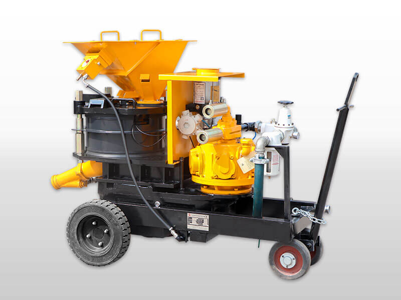 wet dry concrete spraying machine