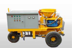 wet-mix shotcreting machine