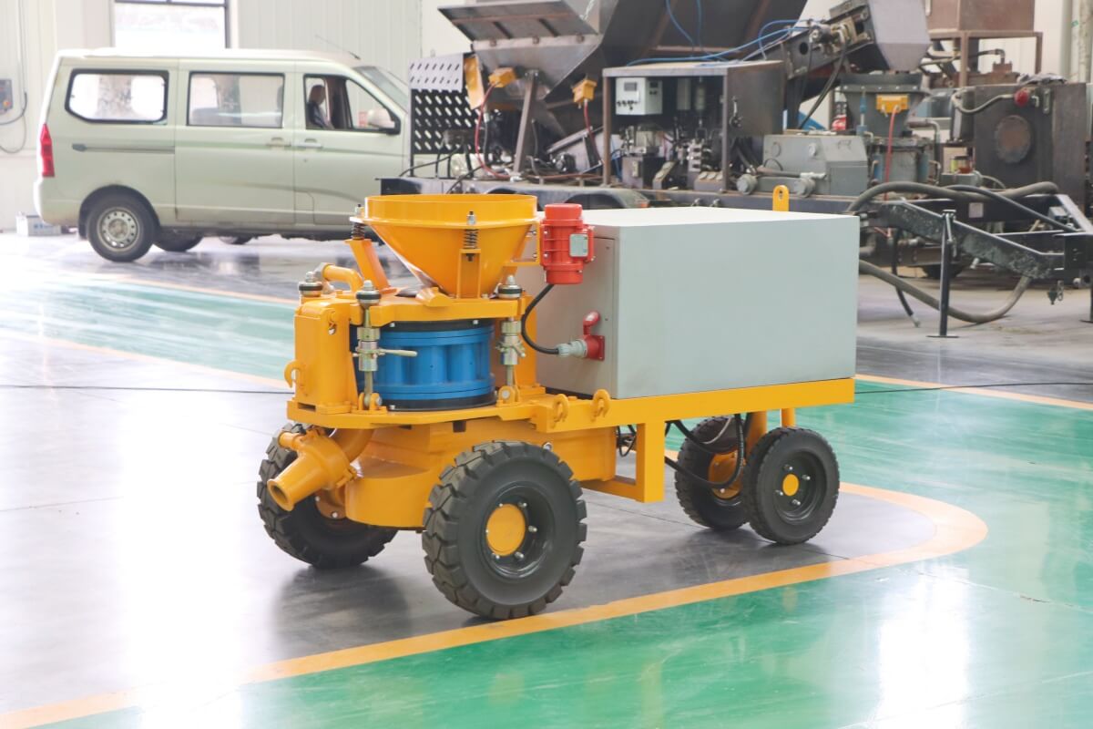 electric wet mix shotcrete machine