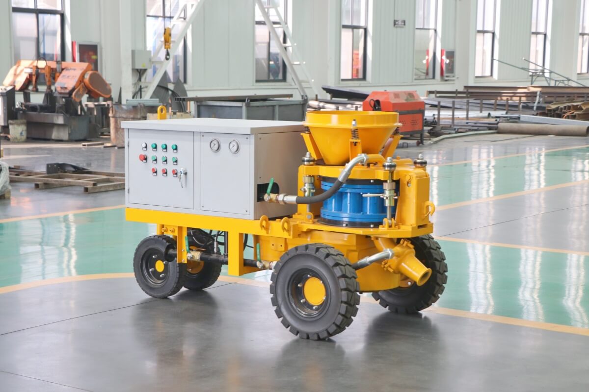 electric wet mix shotcrete machines