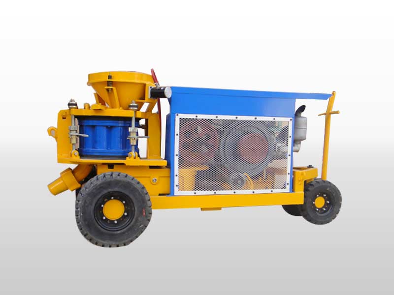 dry concrete spraying machine