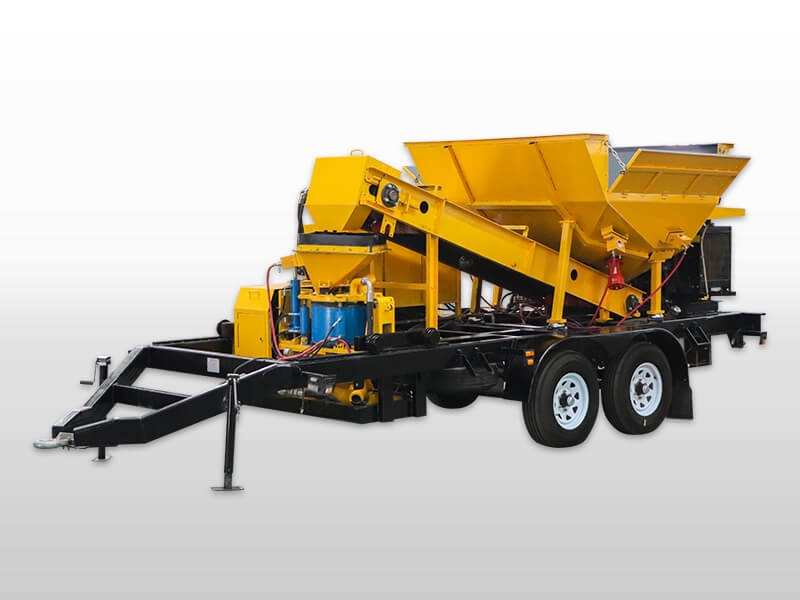 Conveyor and shotcrete machine combination