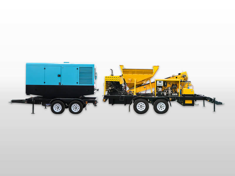 Pisolite shotcrete machine
