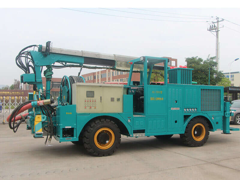 robotic shotcrete machine