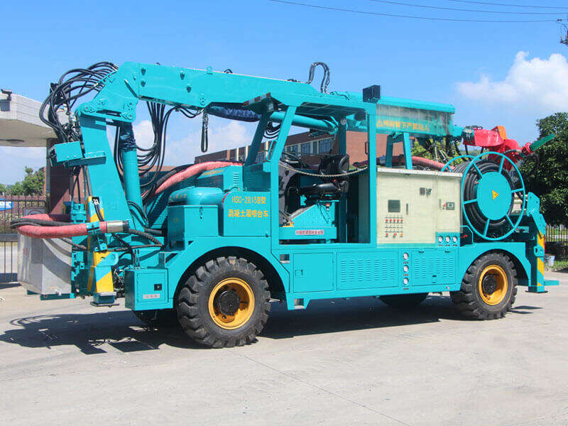 robot shotcrete machine