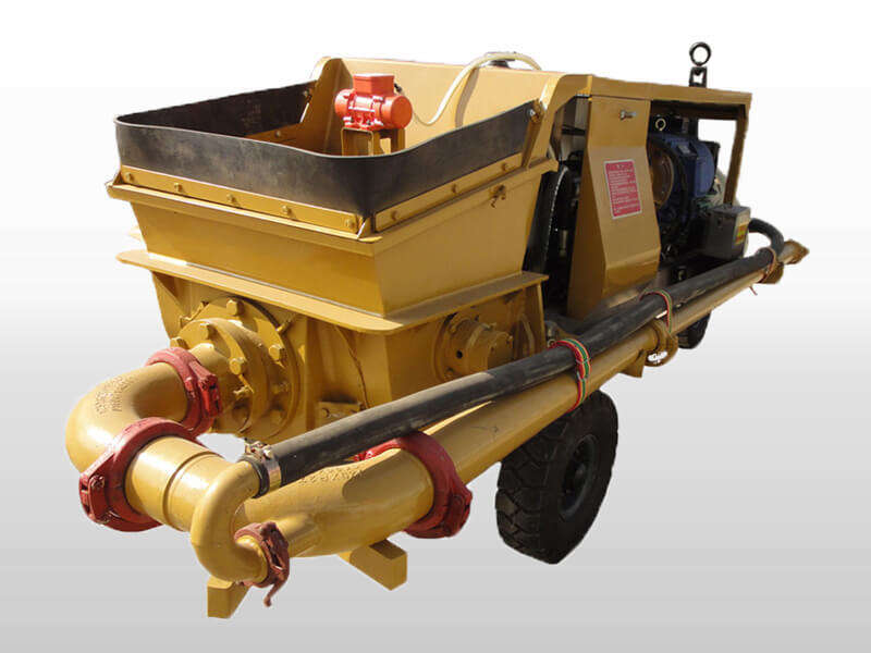 wet concrete spray shotcrete machine with hydraulic pump 