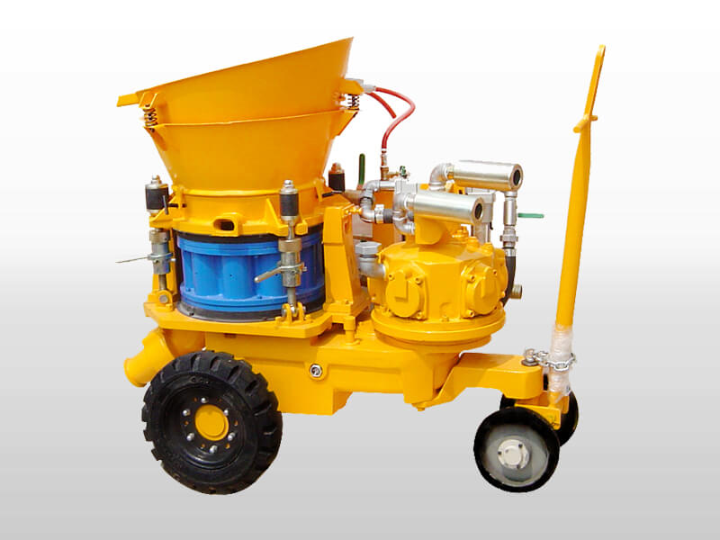 dry mix concrete spraying machine