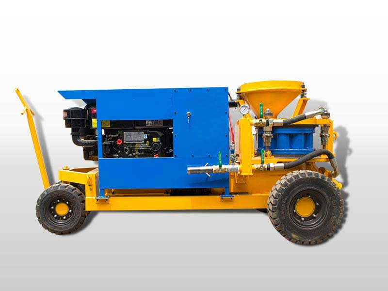 wet type shotcrete machine