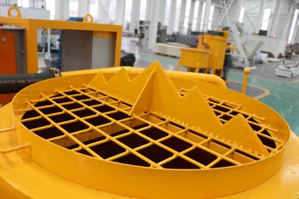 cement grout mixer with bag cutter