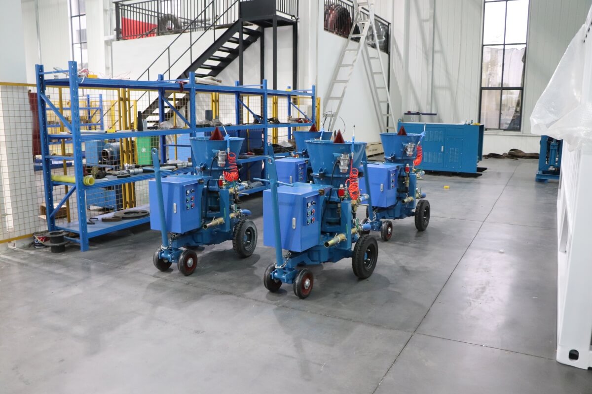 gunning machine for refractory