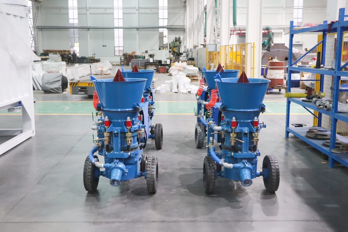 refractory dry mix gunning machine